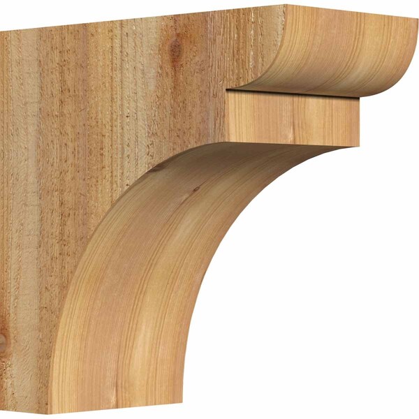 Ekena Millwork Yorktown Rough Sawn Corbel, Western Red Cedar, 6"W x 12"D x 12"H COR06X12X12YOR00RWR - main